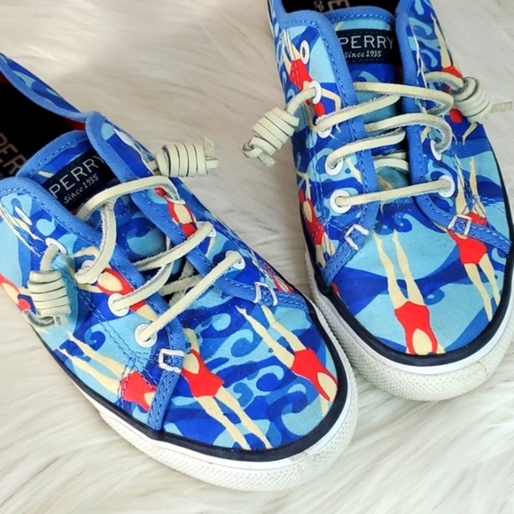 Sperry Women's Top-Sider Seacoast Swimmer Shoe Limited Edition Summer Blue 6.5 - Picture 3 of 17